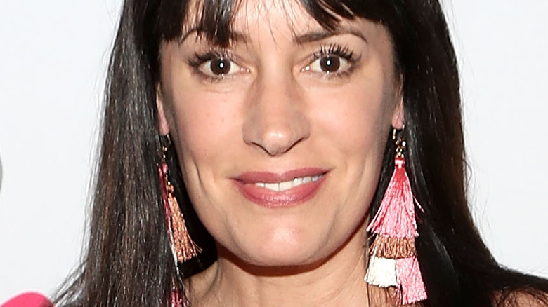 Paget Brewster attending an event