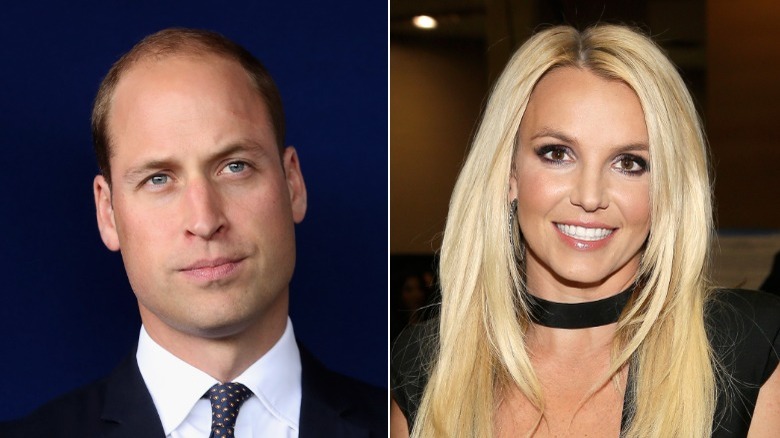 Prince William and Britney Spears 