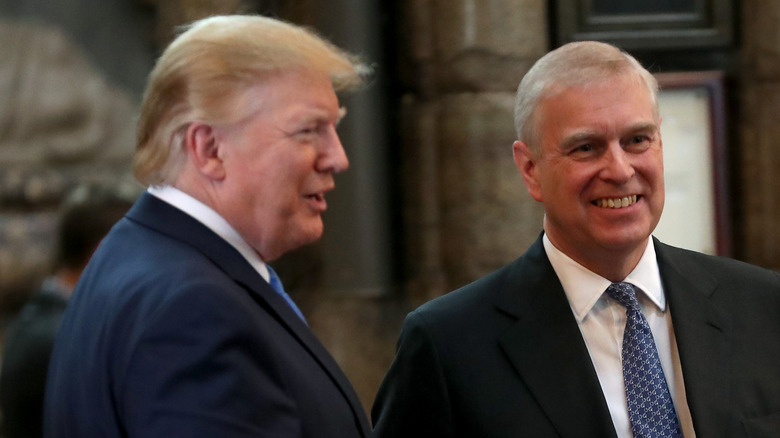 Donald Trump and Andrew Mountbatten-Windsor