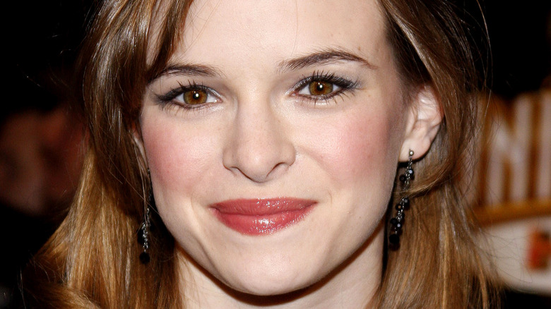 Danielle Panabaker smiling on the red carpet