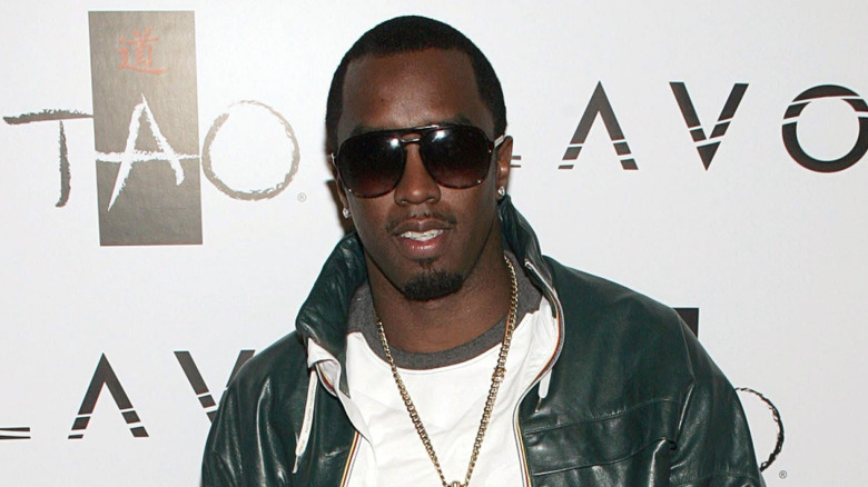 Diddy at a red carpet event at Tao