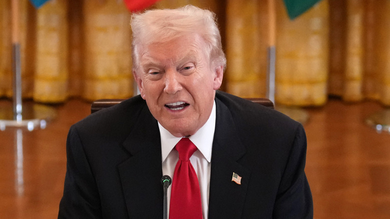 Donald Trump talking