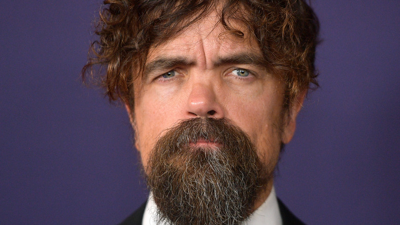 Peter Dinklage poses on the red carpet