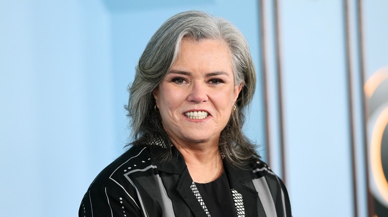 Rosie O'Donnell smiling at the 2026 Tony Awards.