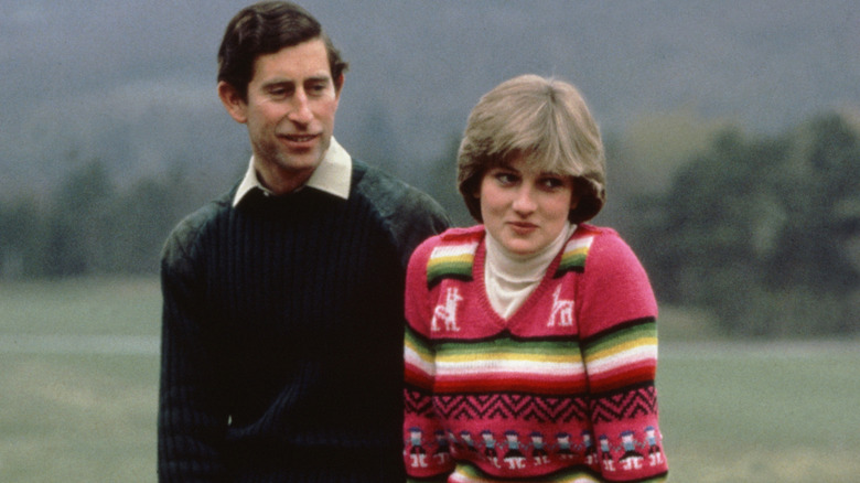 King Charles III and Princess Diana standing next to each other