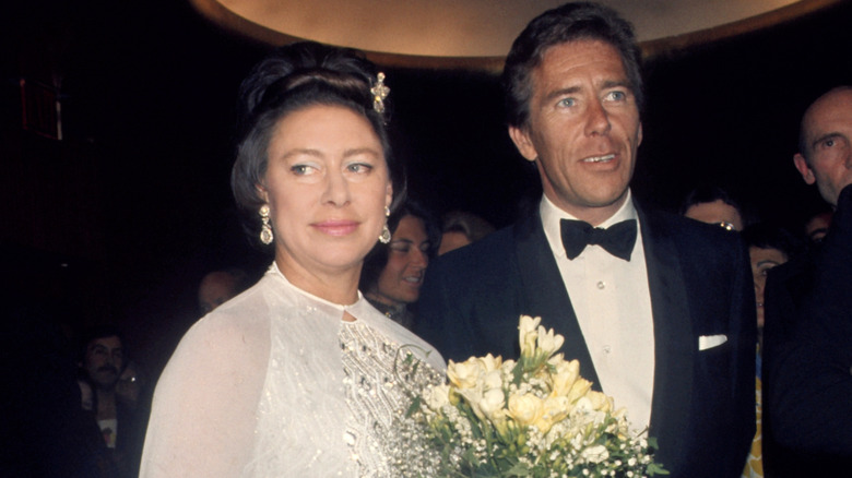 A smiling Princess Margaret and Antony Armstrong-Jones