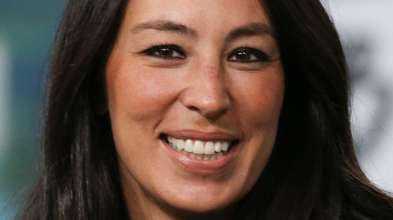 Joanna Gaines smiling during interview