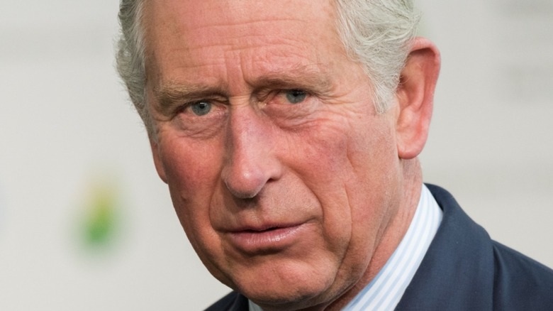 Prince Charles looking serious