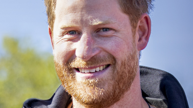 Prince Harry posing at Invictus Games