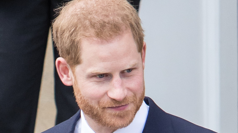 Prince Harry smiling