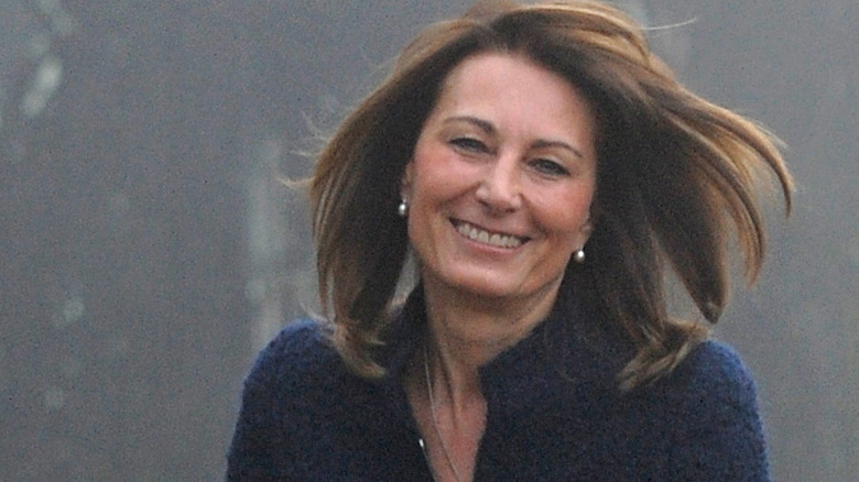 Carole Middleton posing