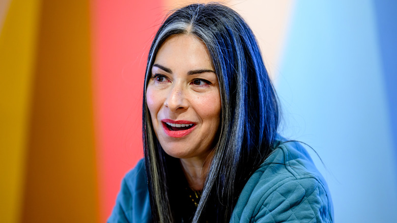 Stacy London talking