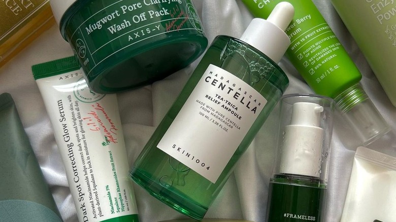 Green skincare products