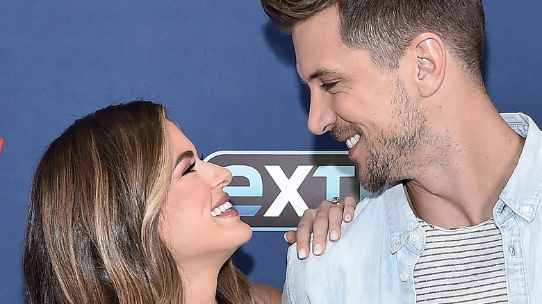 Jojo Fletcher and Jordan Rogers at an event. 