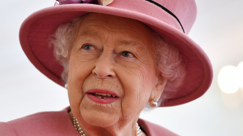 Queen Elizabeth at an event