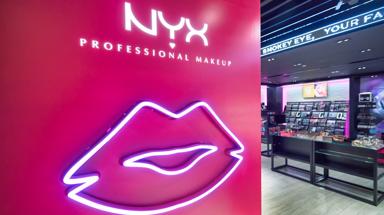 Nyx Professional makeup store front 