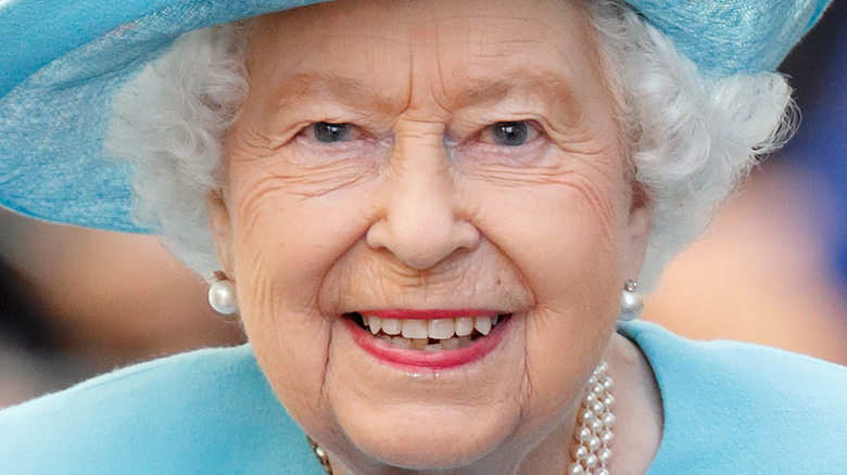 Queen Elizabeth smiling 