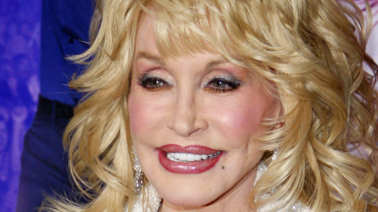 Dolly Parton smiling