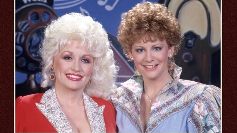 Dolly Parton and Reba McEntire circa 1980s