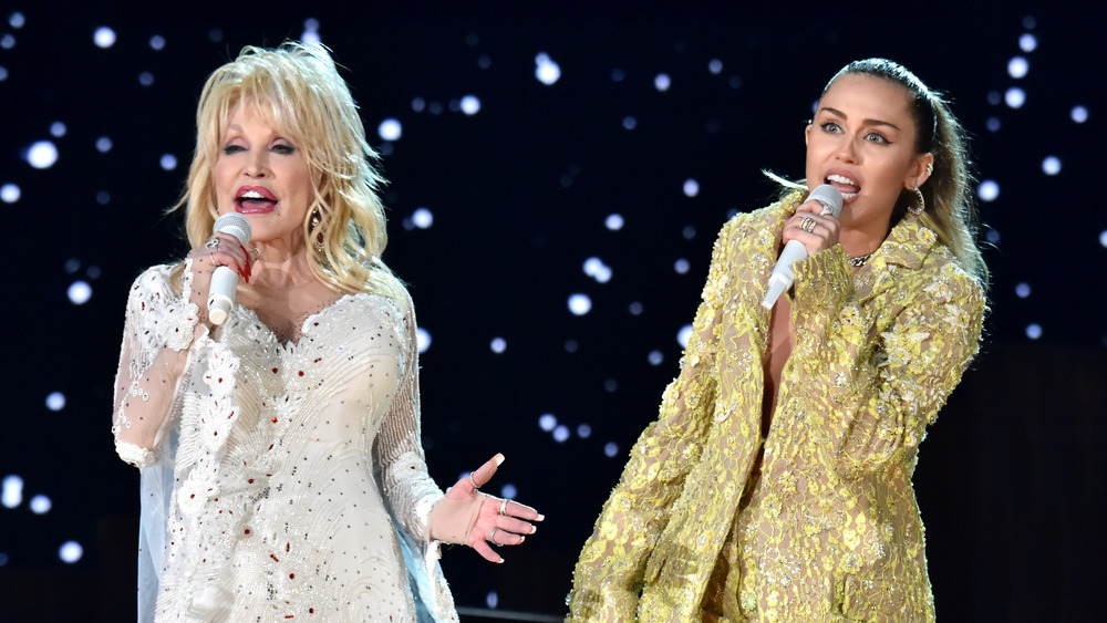 Dolly Parton and Miley Cyrus