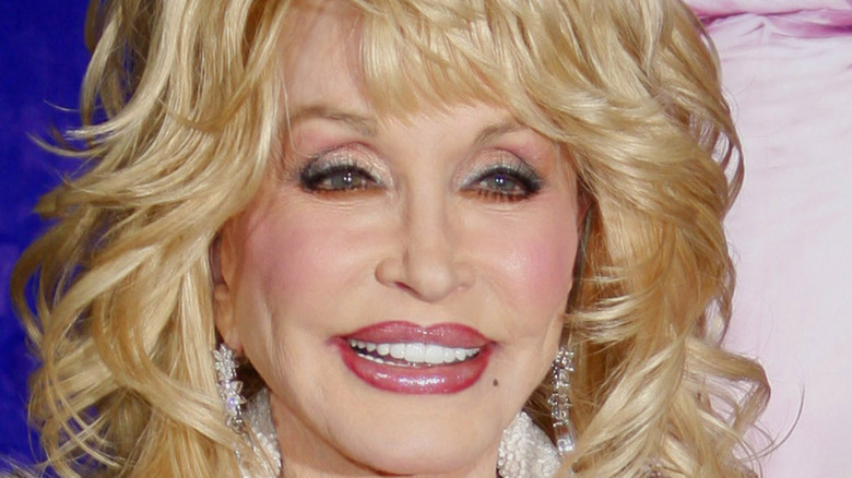 Dolly Parton smiling