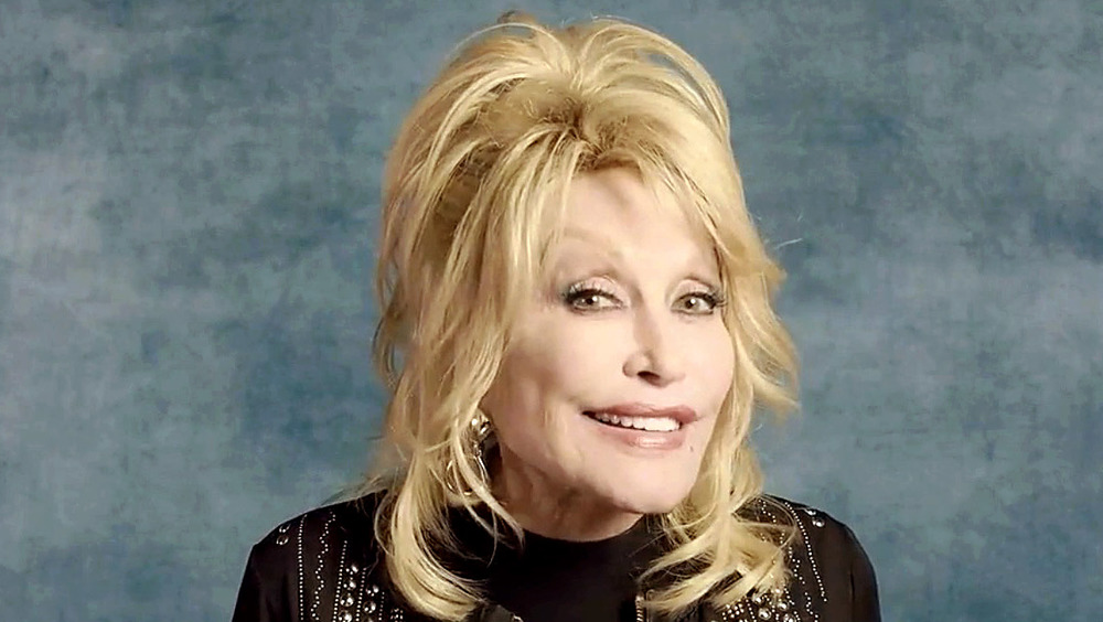 Dolly Parton smiling