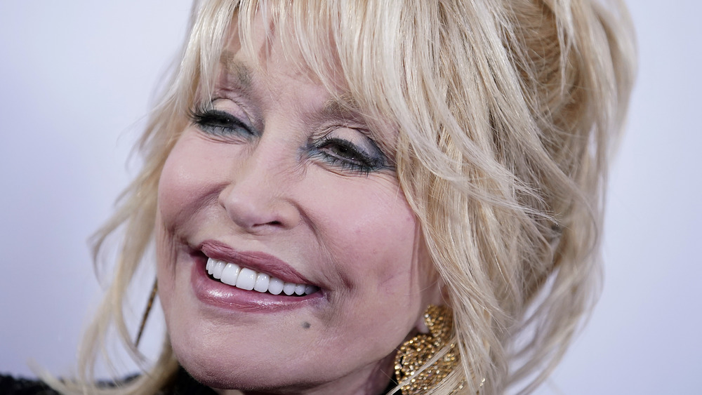 Dolly Parton smiling