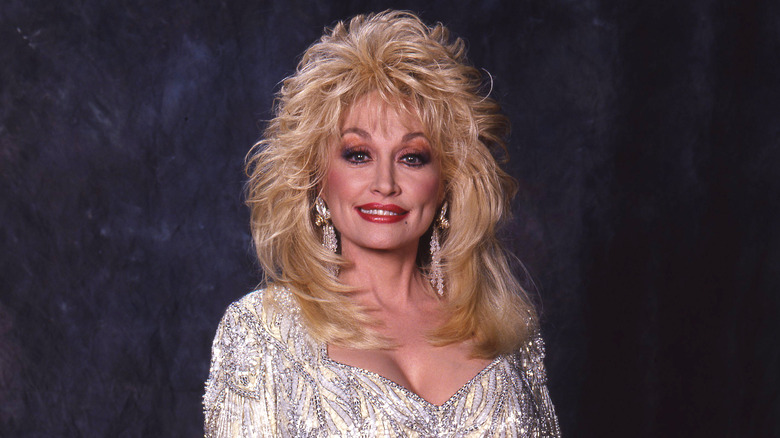 Dolly Parton smiling