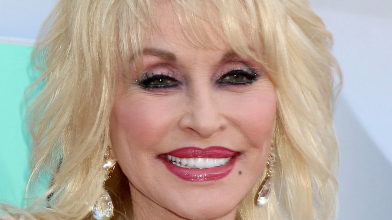 Dolly Parton smiling