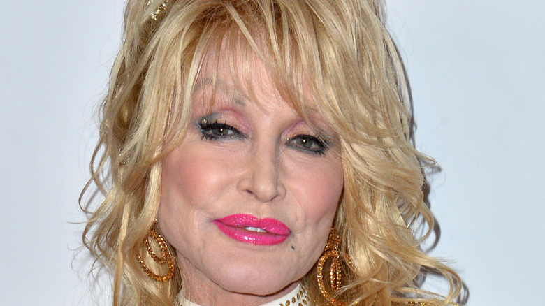 Dolly Parton smiling