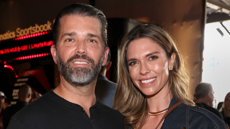 Bettina Anderson and Donald Trump Jr. smiling together at an event