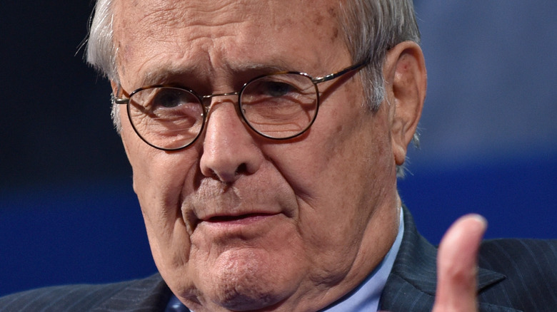 Former secretary of defense Donald Rumsfeld