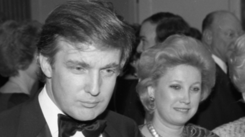 Donald Tump and Maryanne Trump Barry at an event