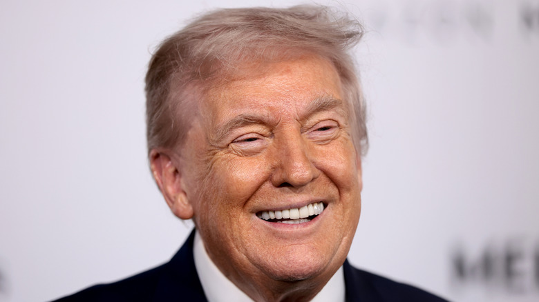 Donald Trump smiling
