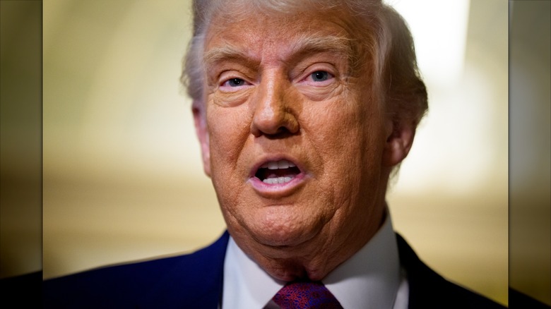 Donald Trump speaking