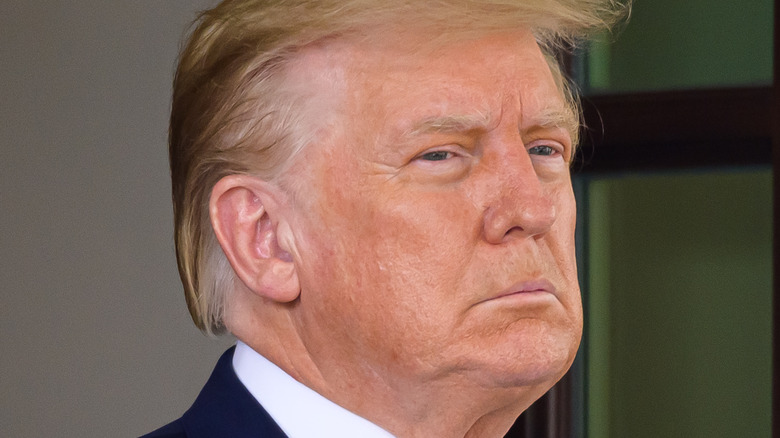 Donald Trump up close 