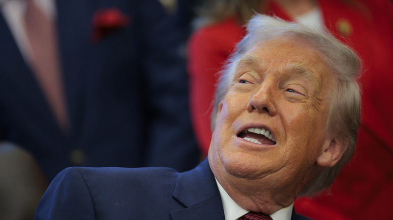 Donald Trump in the Oval Office