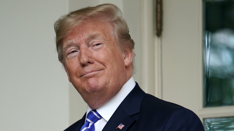 Donald Trump smiling