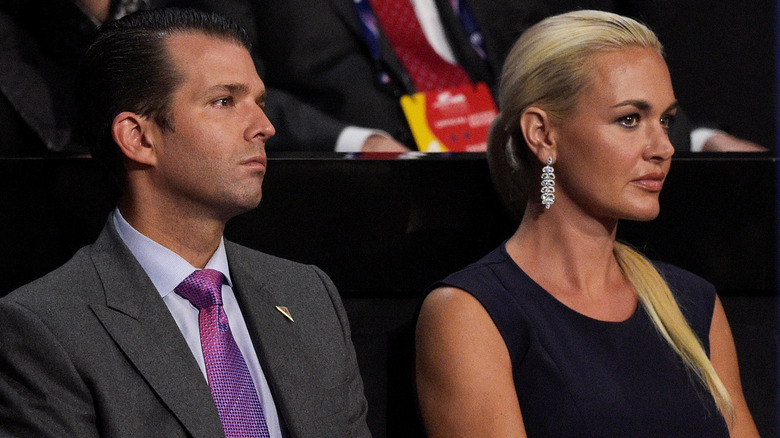 Donald Trump jr and Vanessa Trump at the Republican National Convention