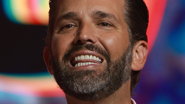 Donald Trump Jr. speaking at event