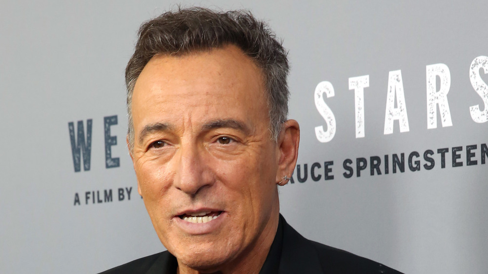 Bruce Springsteen in black suit