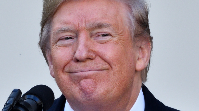 Donald Trump smiling