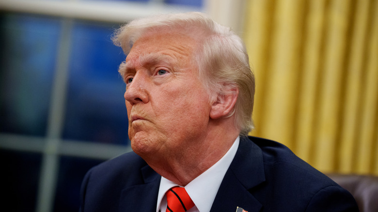 Donald Trump in the Oval Office