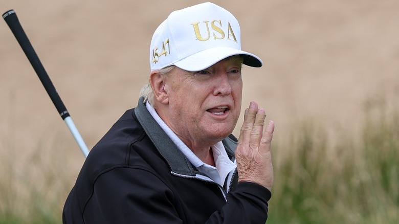 Donald Trump opens his new golf course in Balmedie, Scotland (2025)