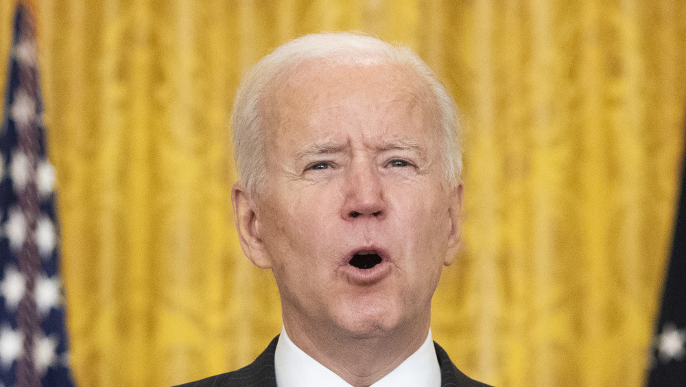Joe Biden making a speech