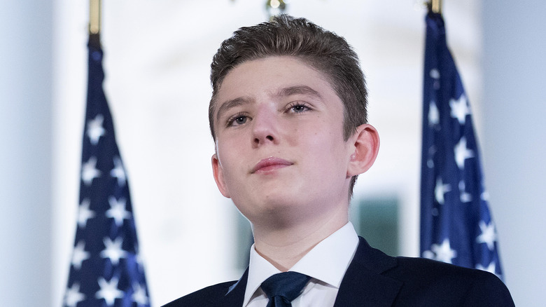 Barron Trump looking up 2020