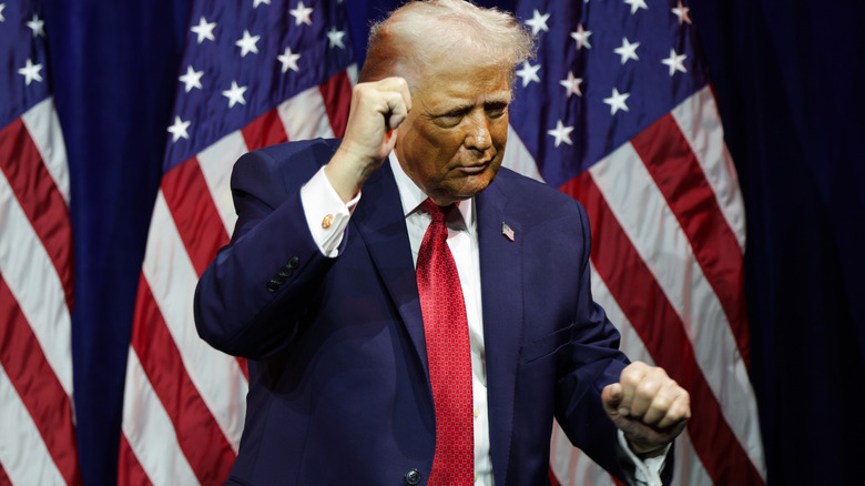 Donald Trump dancing