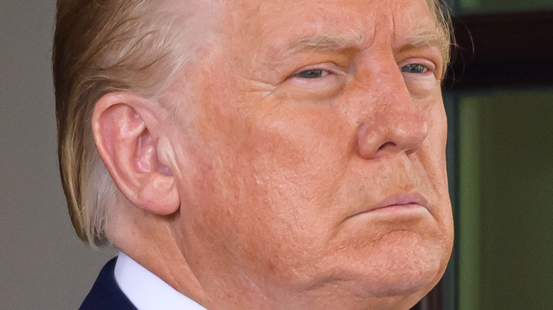 Donald Trump frowning September 2020