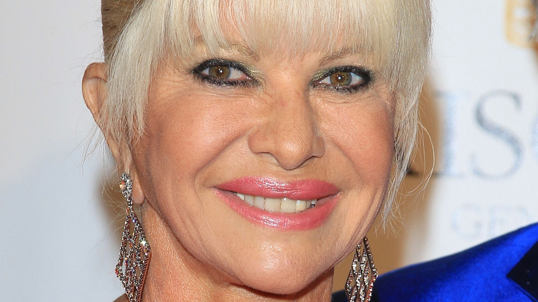 Ivana Trump poses on red carpet