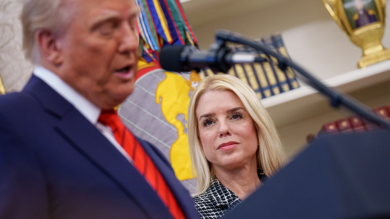 Donald Trump and Pam Bondi